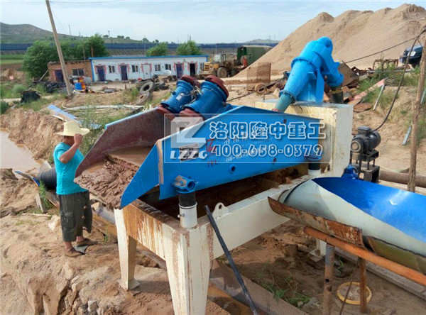 岢嵐細砂回收使用現(xiàn)場